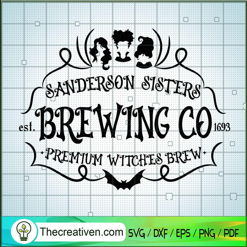 Sanderson Sisters Brewing Co SVG Cut File for Cricut & Silhouette 1 Sanderson Sisters Brewing Co SVG Cut File for Cricut & Silhouette