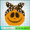 Jack Skellington Face Pumkin Bun SVG Cut File for Cricut & Silhouette