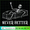 Skeleton is in the Coffin Ha SVG Cut File for Cricut