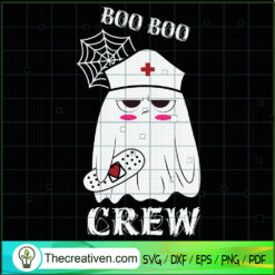 Boo Boo Crew SVG Cut File for Cricut & Silhouette Design 41540