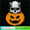 Pumpkin Skull Halloween SVG Cut File for Cricut & Silhouette