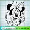Minnie In Circle SVG, Mickey And Minnie SVG, Walt Disney SVG