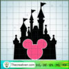 Walt Disney Castle Pink Head SVG Cut File for Cricut