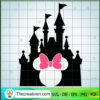 Walt Disney Castle Minnie Head SVG Cut File for Cricut & Silhouette