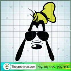 Pluto Wear Sunglasses SVG, Mickey And Minnie SVG, Walt Disney SVG