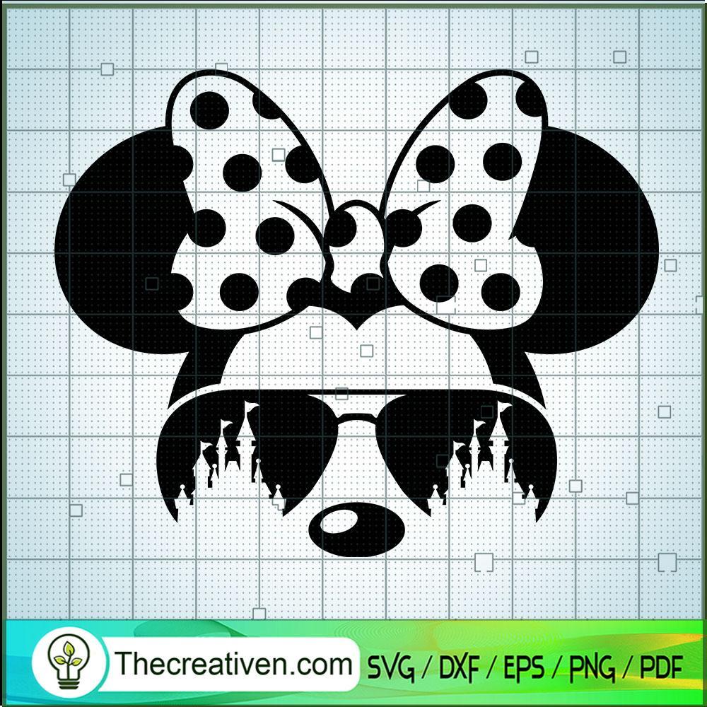 Minnie Polka Dot Bow Castle SVG Cut File for Cricut 1 Minnie Polka Dot Bow Castle SVG Cut File for Cricut