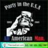 All American Man Since 1969 Birthday SVG, American SVG, Birthday SVG