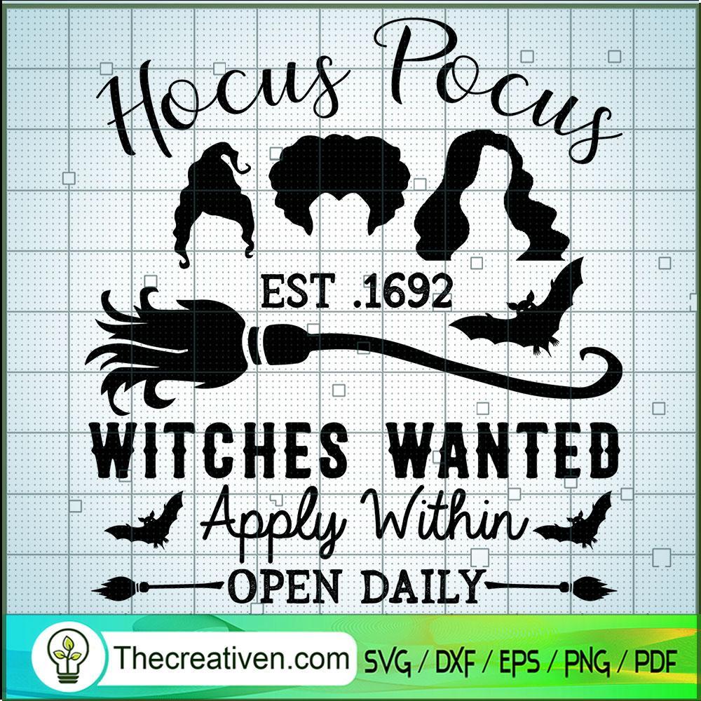 Hocus Pocus Co Est .1692 Wit SVG Cut File for Cricut 1 Hocus Pocus Co Est .1692 Wit SVG Cut File for Cricut