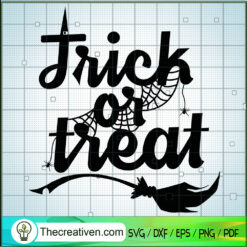 Trick Or Treat SVG Cut File for Cricut & Silhouette Design 41561