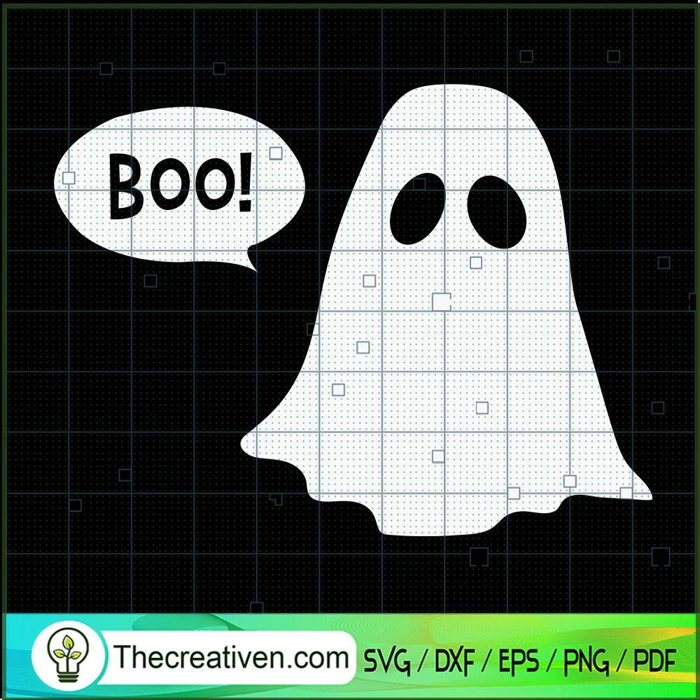 Boo Ghost Scare You SVG Cut File for Cricut & Silhouette 1 Boo Ghost Scare You SVG Cut File for Cricut & Silhouette