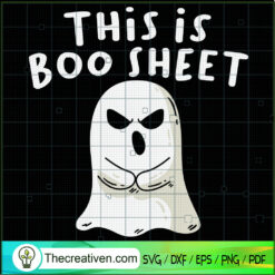 This Is Boo Sheet SVG Cut File for Cricut & Silhouette Design 41392