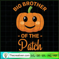 Big Brother Of The Patch SVG Cut File for Cricut & Silhouette