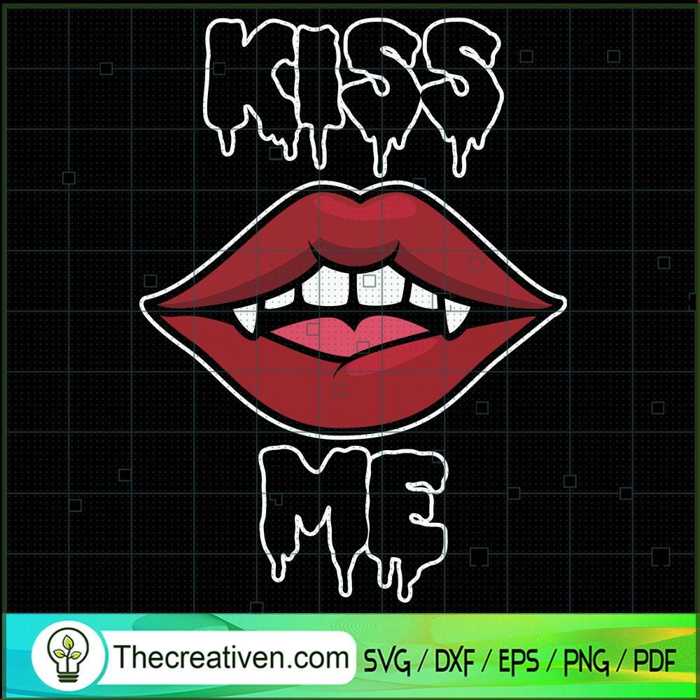 Kiss Me SVG Cut File for Cricut & Silhouette 1 Kiss Me SVG Cut File for Cricut & Silhouette
