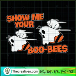 Show Me Your Boo-Bees SVG Cut File for Cricut & Silhouette