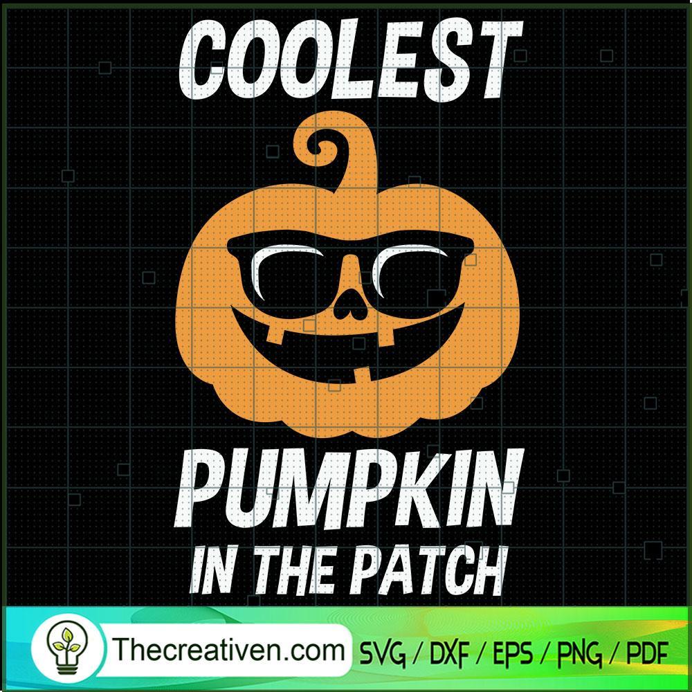 Coolest Pumpkin In The Patch SVG Cut File for Cricut & Design 41283 1 Coolest Pumpkin In The Patch SVG Cut File for Cricut & Design 41283