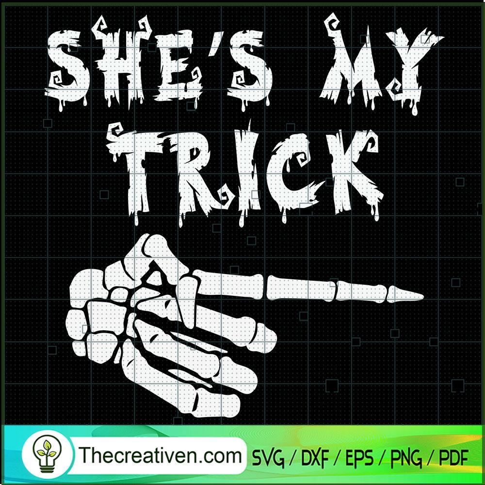 She's My Trick SVG Cut File for Cricut & Silhouette 1 She's My Trick SVG Cut File for Cricut & Silhouette