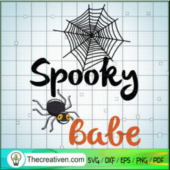 Spooky Babe SVG Cut File for Cricut & Silhouette