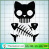 Cat Skeleton SVG Cut File for Cricut & Silhouette