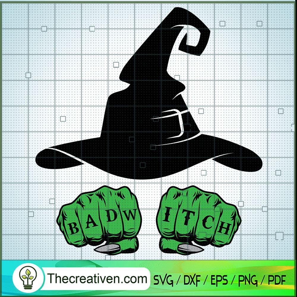 Bad Witch SVG Cut File for Cricut & Silhouette 1 Bad Witch SVG Cut File for Cricut & Silhouette