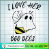 I Love Her Boo Bees SVG Cut File for Cricut & Silhouette