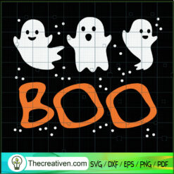 Boo Halloween SVG Cut File for Cricut & Silhouette Design 41124