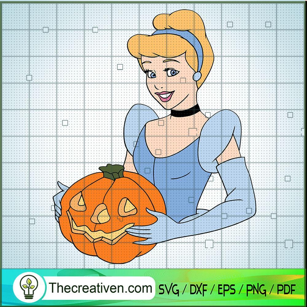 Cinderella Princess Hallowee SVG Cut File for Cricut 1 Cinderella Princess Hallowee SVG Cut File for Cricut