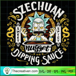 Szechuan Dipping Sauce Rick SVG, Rick And Morty SVG, Cartoon SVG