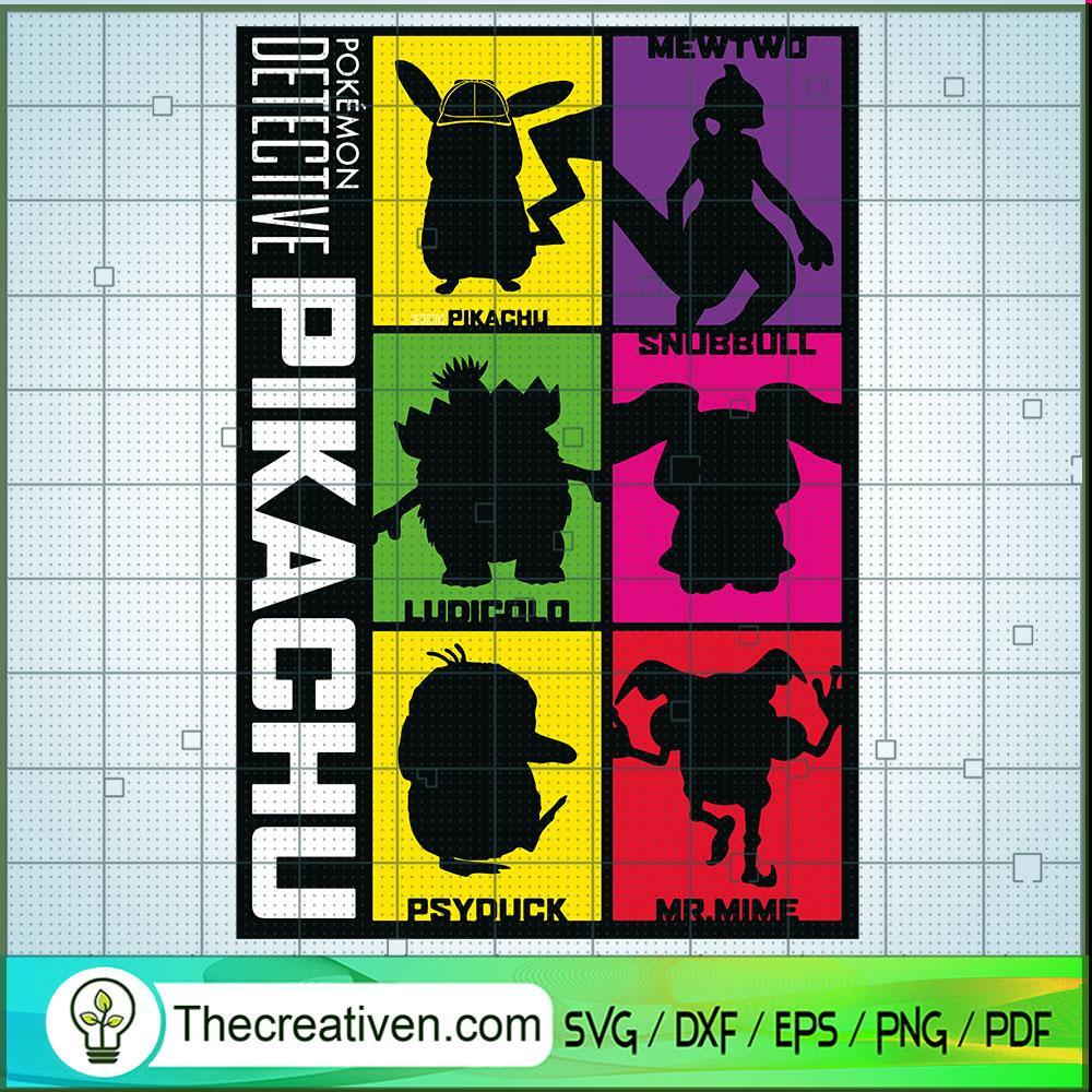 Pokemon Detective Pikachu SVG, Pikachu SVG, Pikachu Cartoon SVG 1 Pokemon Detective Pikachu SVG, Pikachu SVG, Pikachu Cartoon SVG