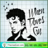 When Doves Cry - Prince Face SVG Cut File for Cricut & Silhouette 3 Prince Purple Rain 13 copy