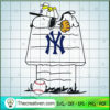 snoopy baseball new york yankees copy