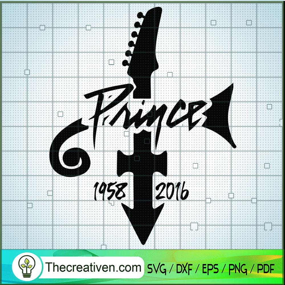 Prince Purple Rain 1958-2016 SVG Cut File for Cricut & Silhouette 1 Prince Purple Rain 1958-2016 SVG Cut File for Cricut & Silhouette