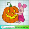 Piglet Hug Halloween Pumpkin SVG, Winnie The Pooh SVG, Disney SVG 3 Winnie 02 PNG copy
