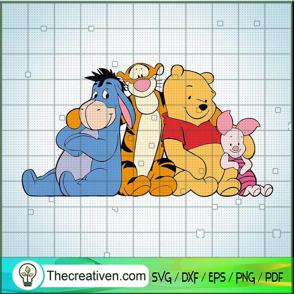 Winnie The Pooh Characters SVG, Winnie The Pooh SVG, Disney SVG 1 Winnie The Pooh Characters SVG, Winnie The Pooh SVG, Disney SVG