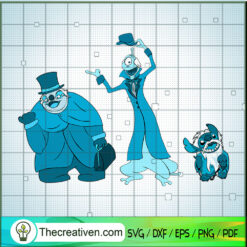 Hitchhiking Ghost And Stitch SVG Cut File for Cricut & Silhouette