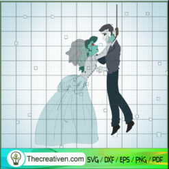 Horror Couple SVG, The Haunted Mansion SVG, Halloween SVG