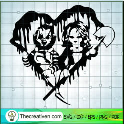 Horror In Heart SVG, Halloween SVG, Horror SVG