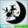 Sexy Witch In Moon SVG, Halloween SVG, Horror SVG 3 Halloween Sexy Witch On Moon 3 copy