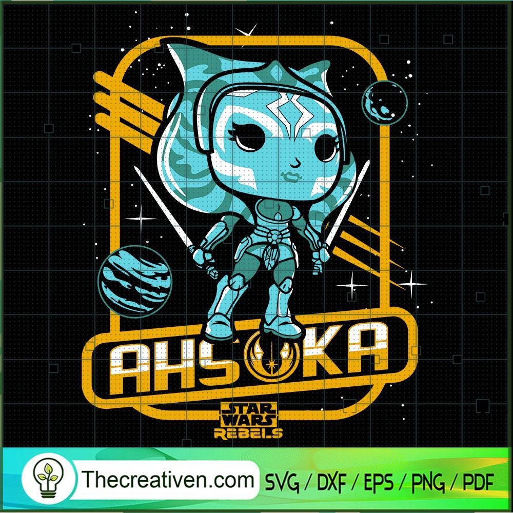 Funko Ahsoka Star Wars SVG, The Mandalorian SVG, Star Wars SVG 1 Funko Ahsoka Star Wars SVG, The Mandalorian SVG, Star Wars SVG
