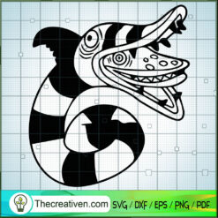 Sandworm Beetlejuice SVG Cut File for Cricut & Silhouette