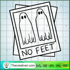 No Feet SVG Cut File for Cricut & Silhouette