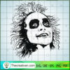 Crazy Face Beetlejuice SVG Cut File for Cricut & Silhouette