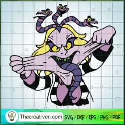 Crazy Snake Beetlejuice SVG Cut File for Cricut & Silhouette