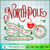 North Pole Hot Chocolate SVG Cut File for Cricut & Sil Design 40100