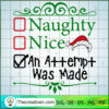 Naughty Nice an Attempt Was Made SVG Cut File for Cric Design 40101 2 52 copy 3