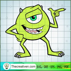 In There Mike Wazowski SVG, Monster SVG, Walt Disney SVG