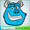 Funny Face James P.Sullivan SVG, Monster SVG, Walt Disney SVG