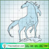 Ice Horse SVG Cut File for Cricut & Silhouette 3 Frozen 08 PNG copy