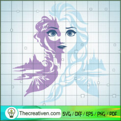 Elsa Frozen SVG Cut File for Cricut & Silhouette Design 39655