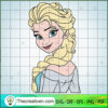 Elsa Princess SVG Cut File for Cricut & Silhouette