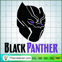 Black Panther Head SVG Cut File for Cricut & Silhouette